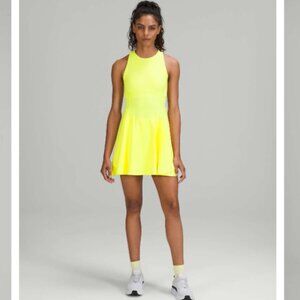 Brand New Lululemon Court Crush Dress in Electric Lemon